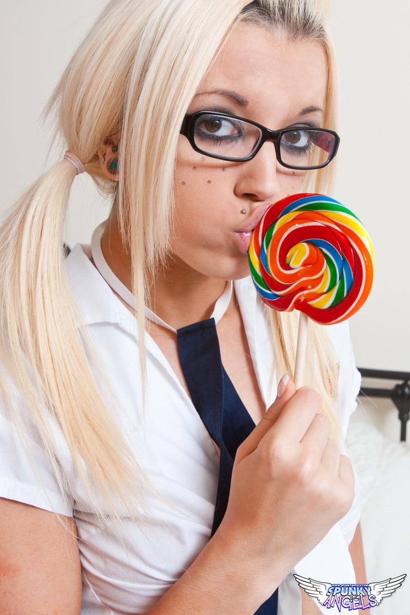 Pictures of Stacey Rocks sucking something hard after class #59999387