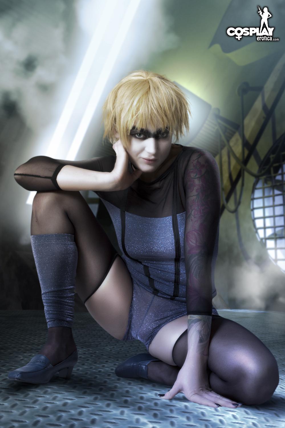 Cosplayer Kayla dresses up as Pris from Blade Runner #58176119