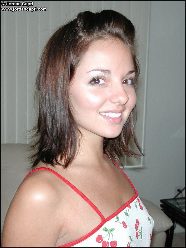 Pictures of teen Jordan Capri stripping out of a cherry dress #55589462