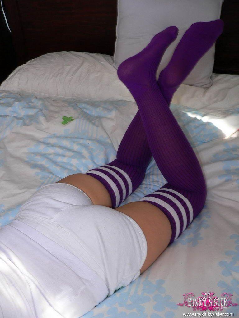 Pictures of Brittany Preston teasing in long socks #53539830