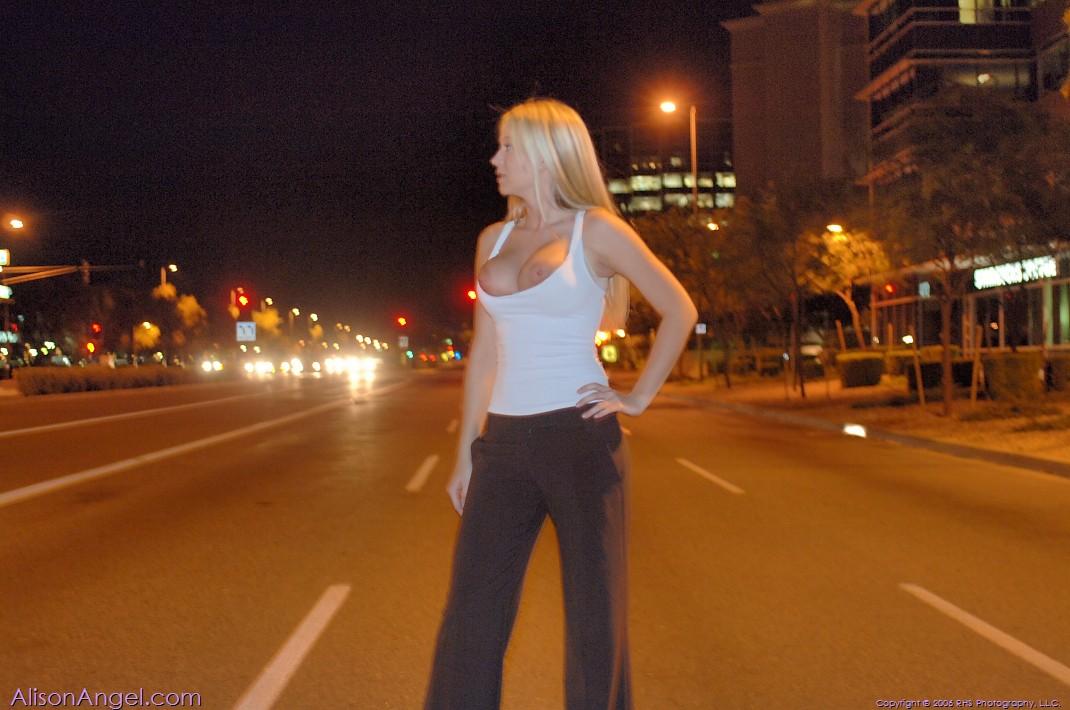 Pictures of Alison Angel being naughty in public #53006838