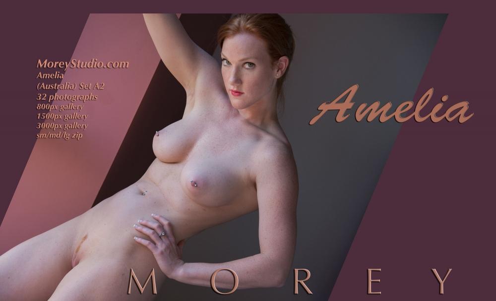 Busty redhead Amelia shows you her nude body #60621678