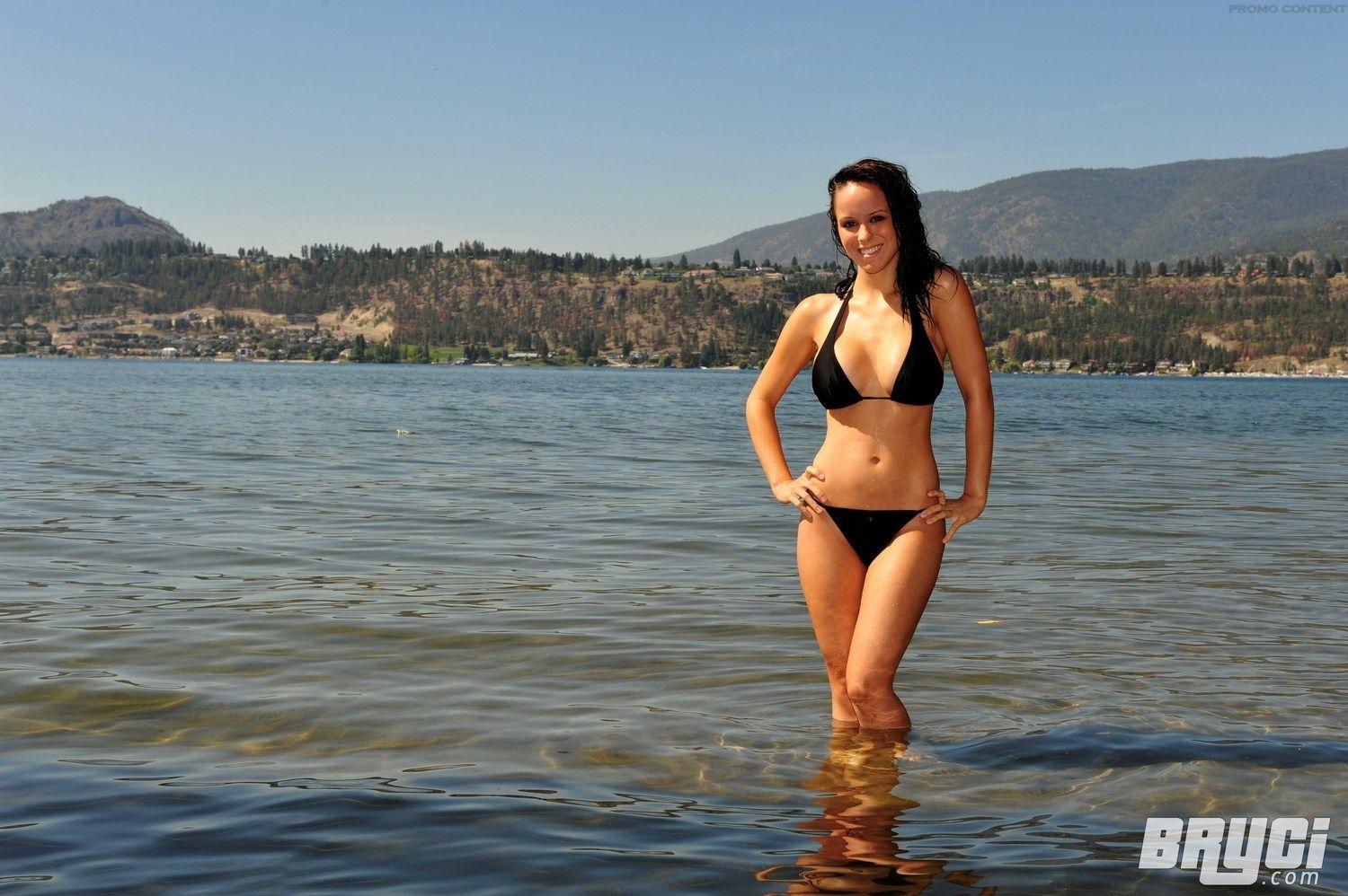 Pictures of Bryci flashing at a lake #53577148