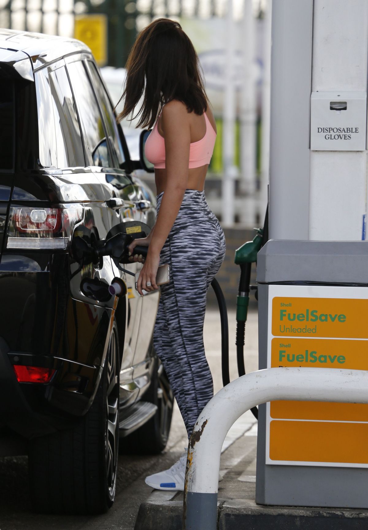 Michelle Keegan Pumps Gas And Has a Great Ass #79573919