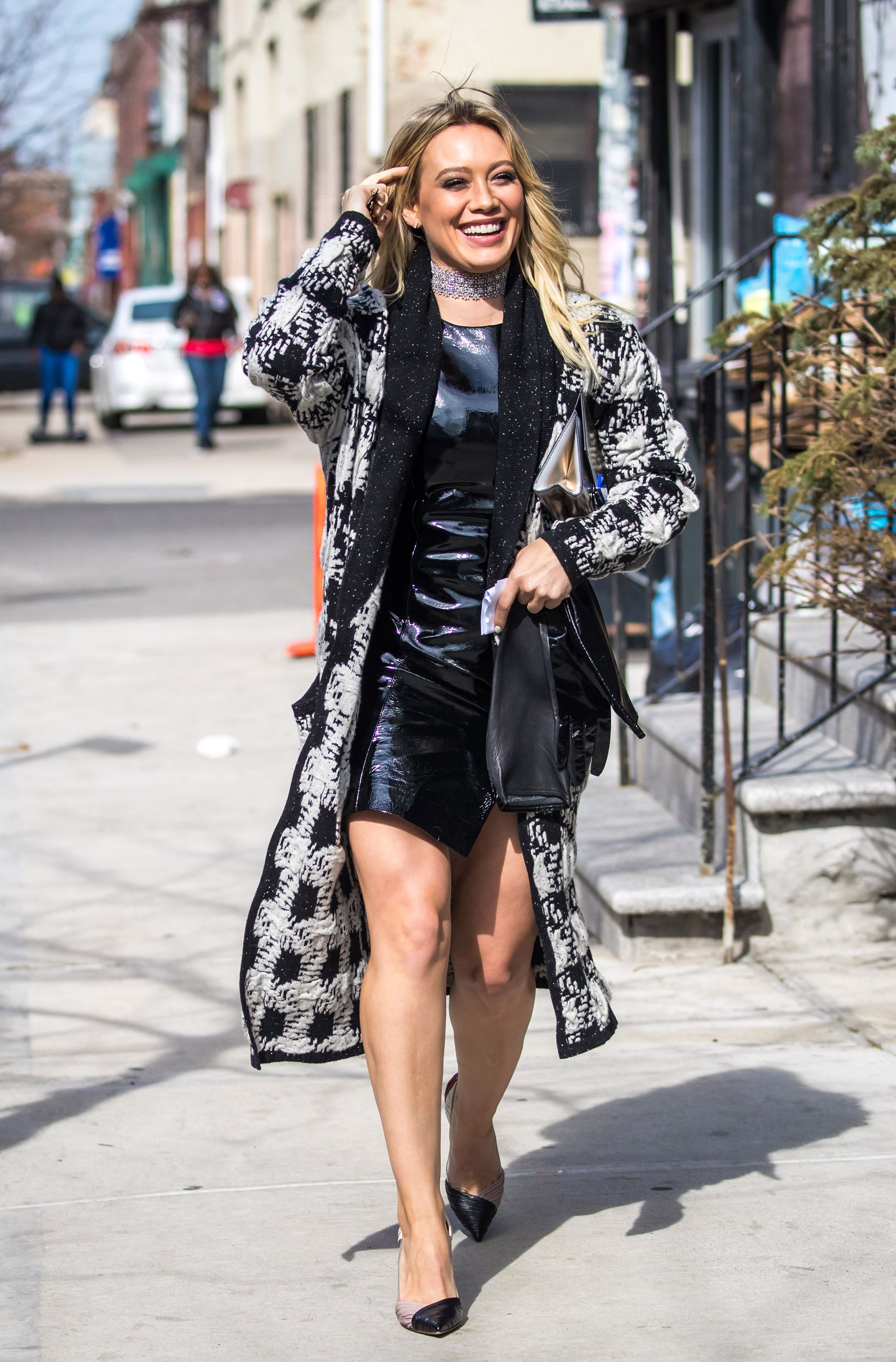 Hilary Duff Dressed In Leather, Looking Thick #79538552