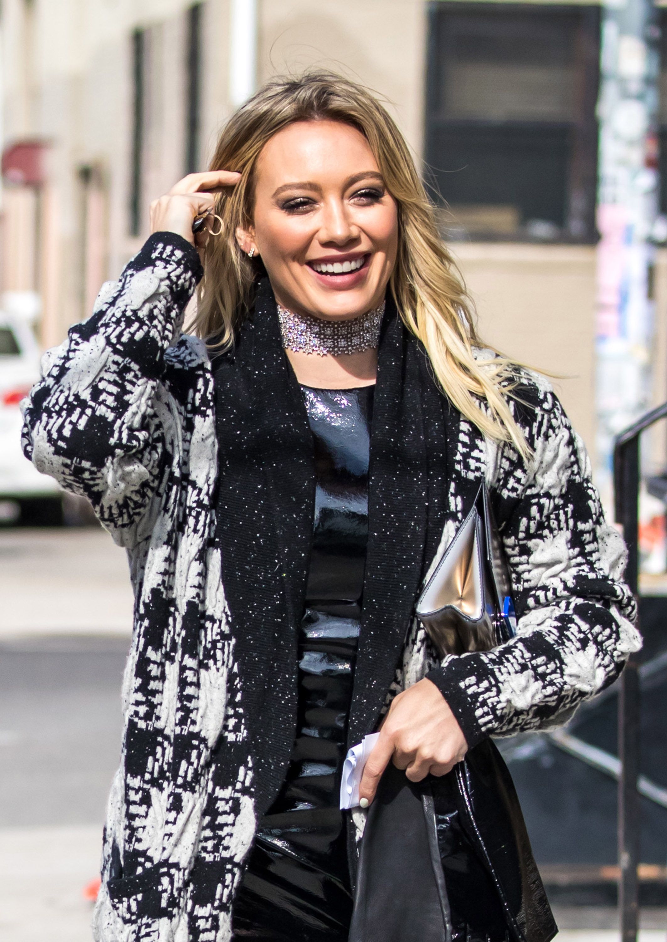 Hilary Duff Dressed In Leather, Looking Thick #79538560