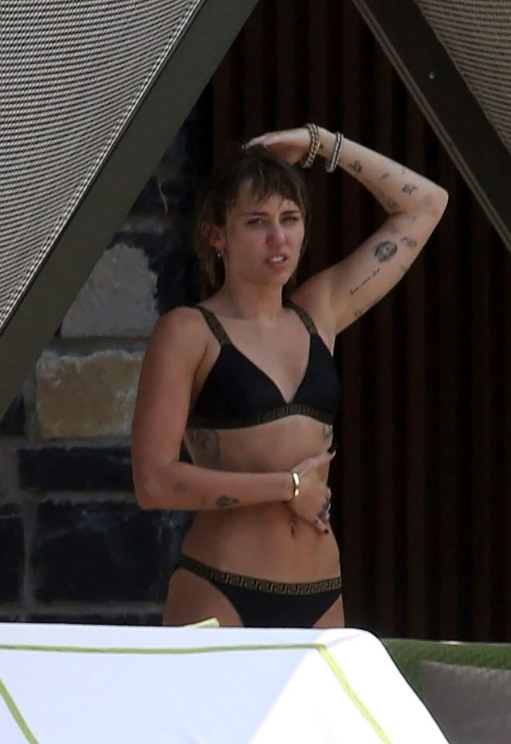 Miley Cyrus &#038; Kaitlynn Carter Bikini #79551399