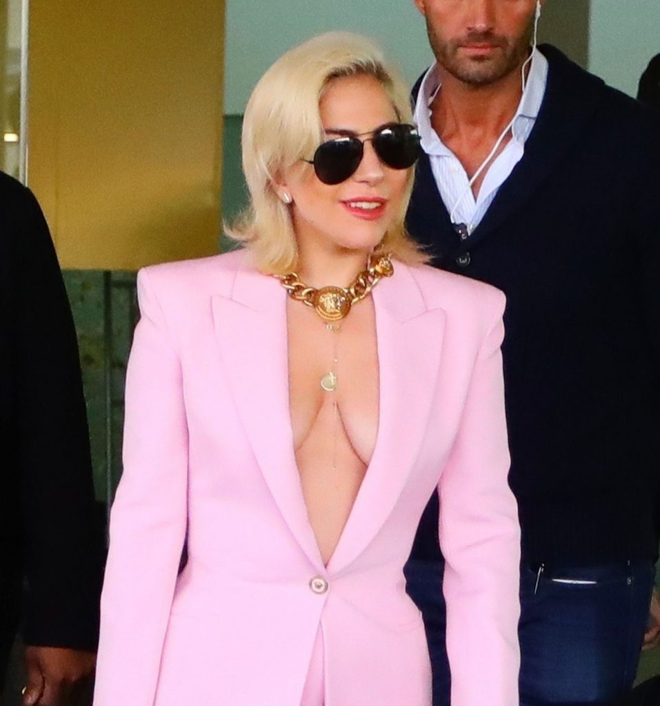 Lady Gaga Braless #79557904