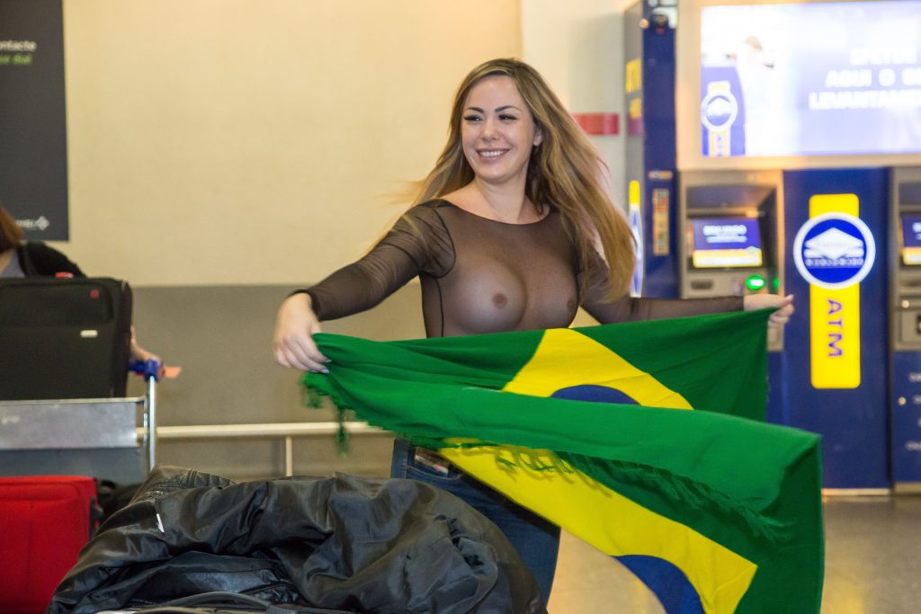 Ju Isen: Bustiest Brazilian Supporter Ever #79549792