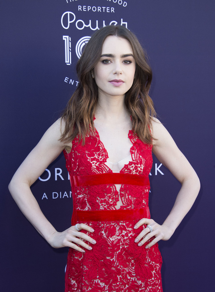 Lily Collins Cleavage #79561888