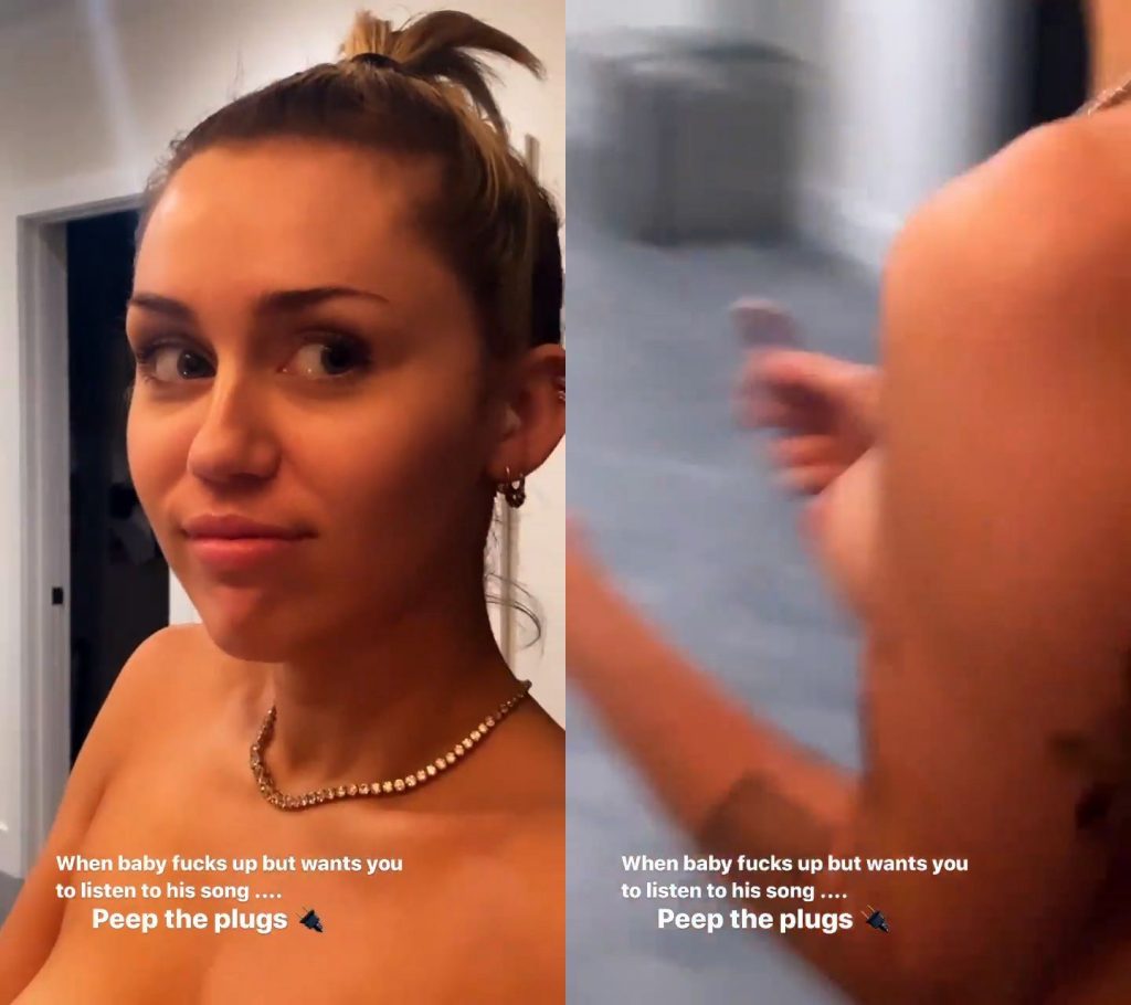 Miley Cyrus Topless #79574620