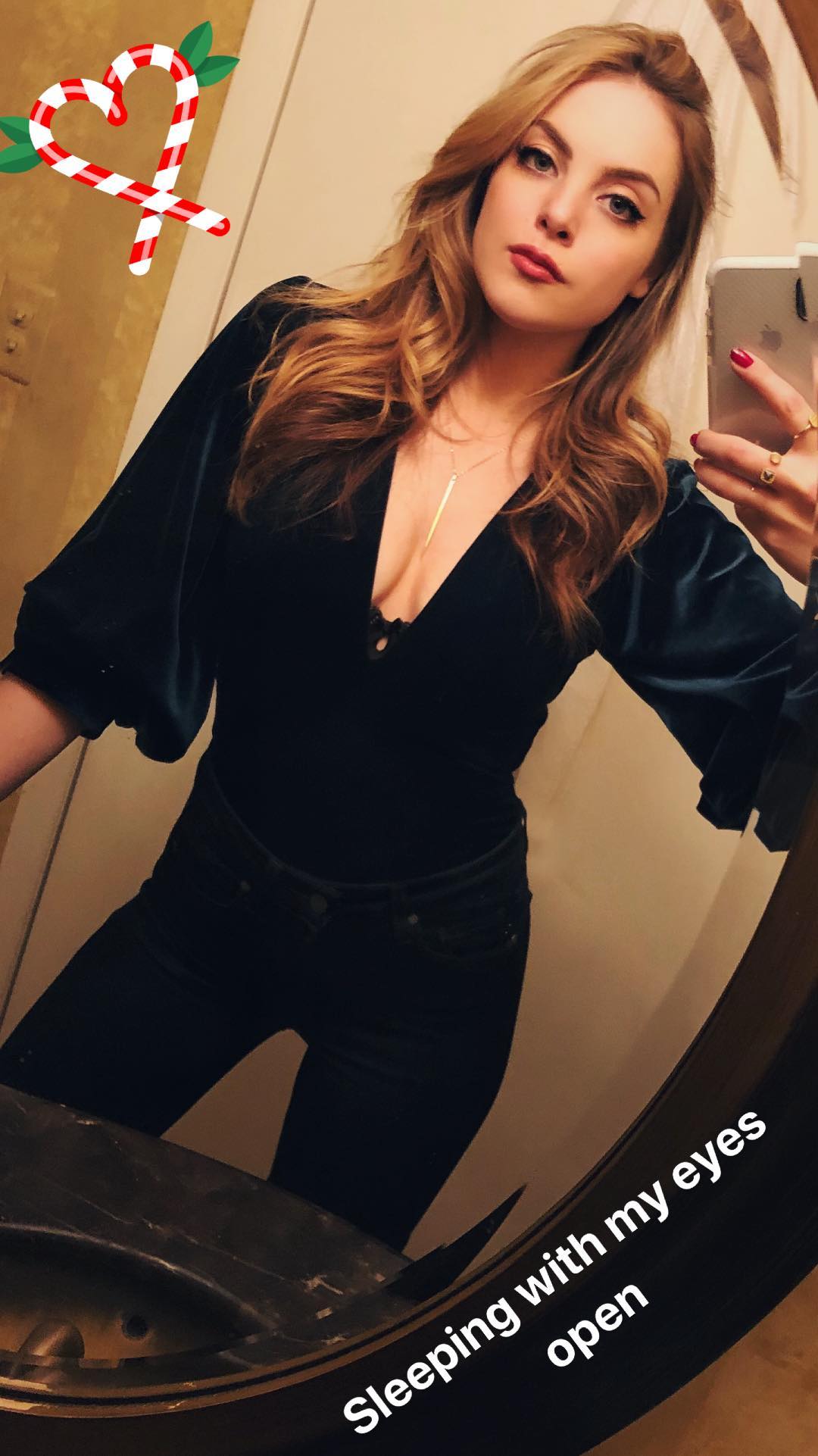 Elizabeth Gillies Cleavage #79647717