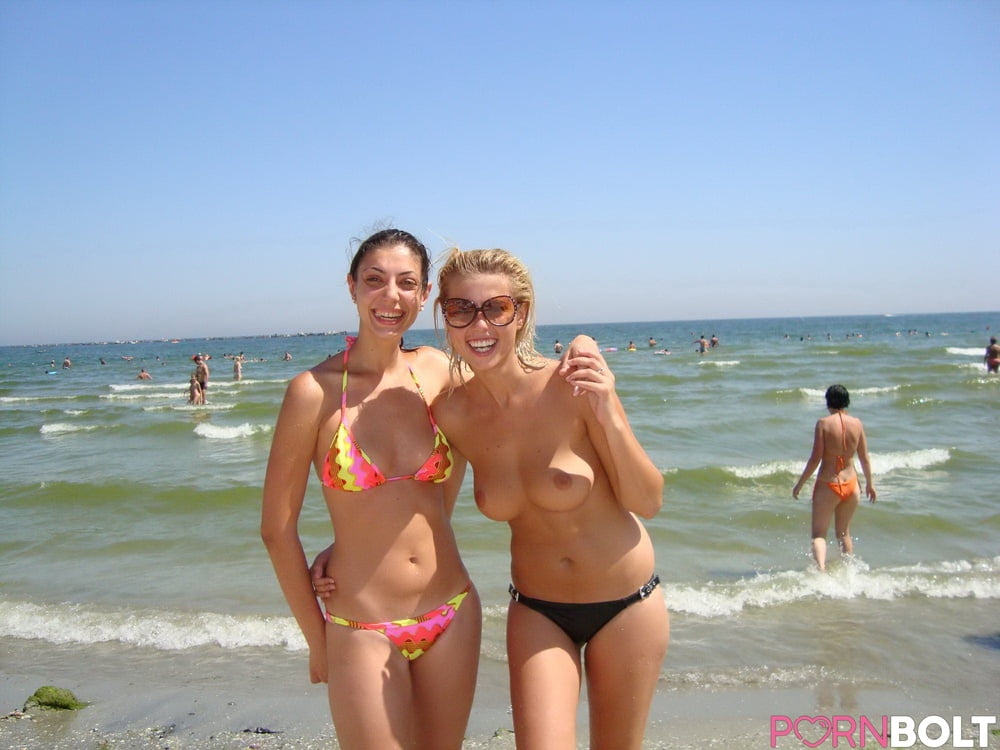 Sexy Topless Beach Teens #79656437