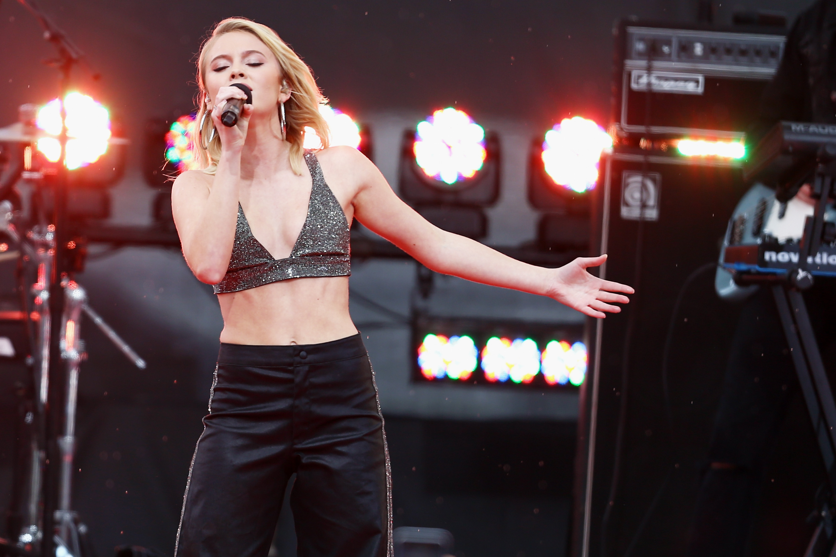 Zara Larsson: Absolutely Astounding Abs #79605670