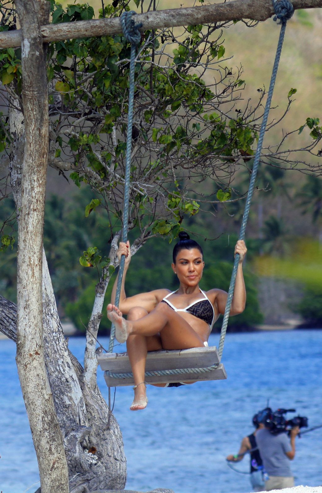 Kim Kardashian and Kourtney Kardashian Bikini #79626530